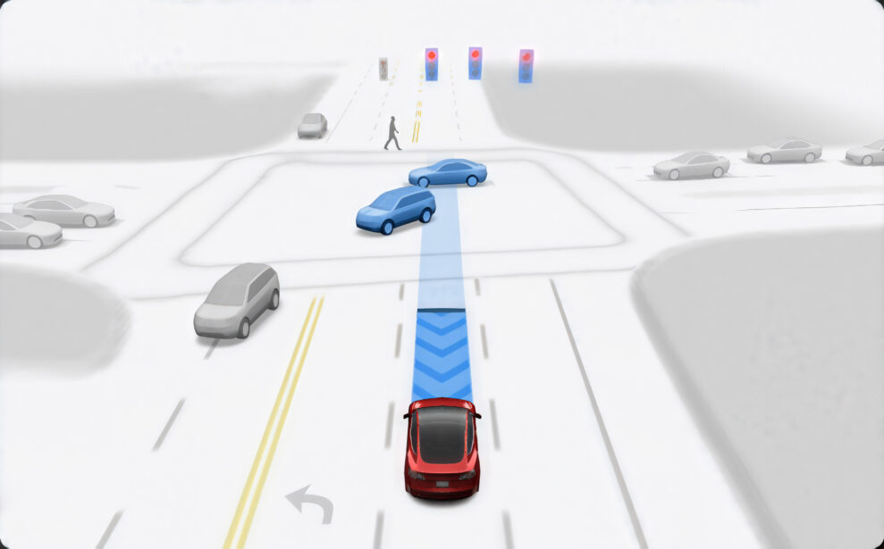 Tesla FSD selvkjøring nærmer seg europalansering 2 Tesla FSD - Full Self Driving Auto Pilot