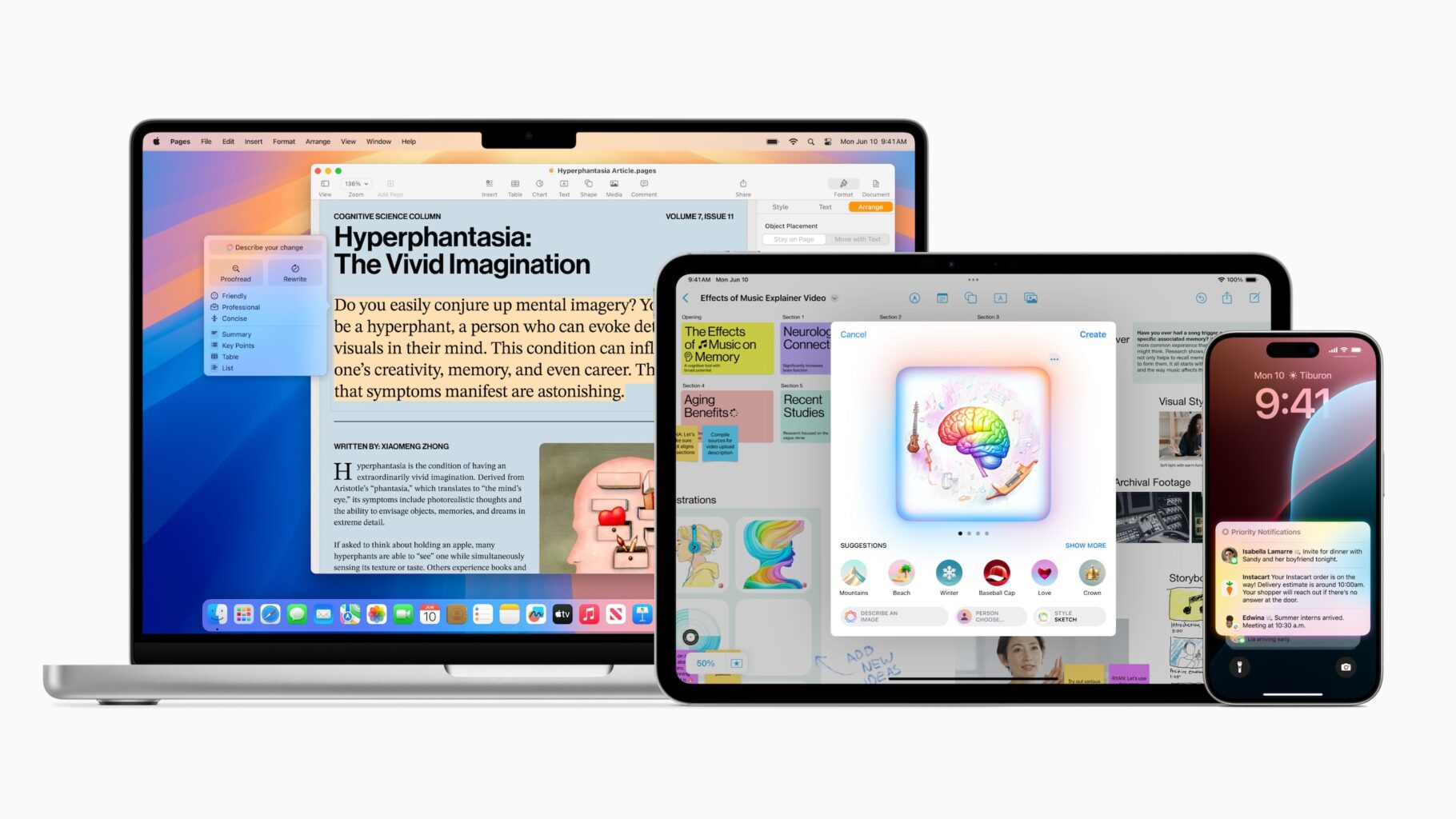 En flom av nye funksjoner i Apples operativsystem