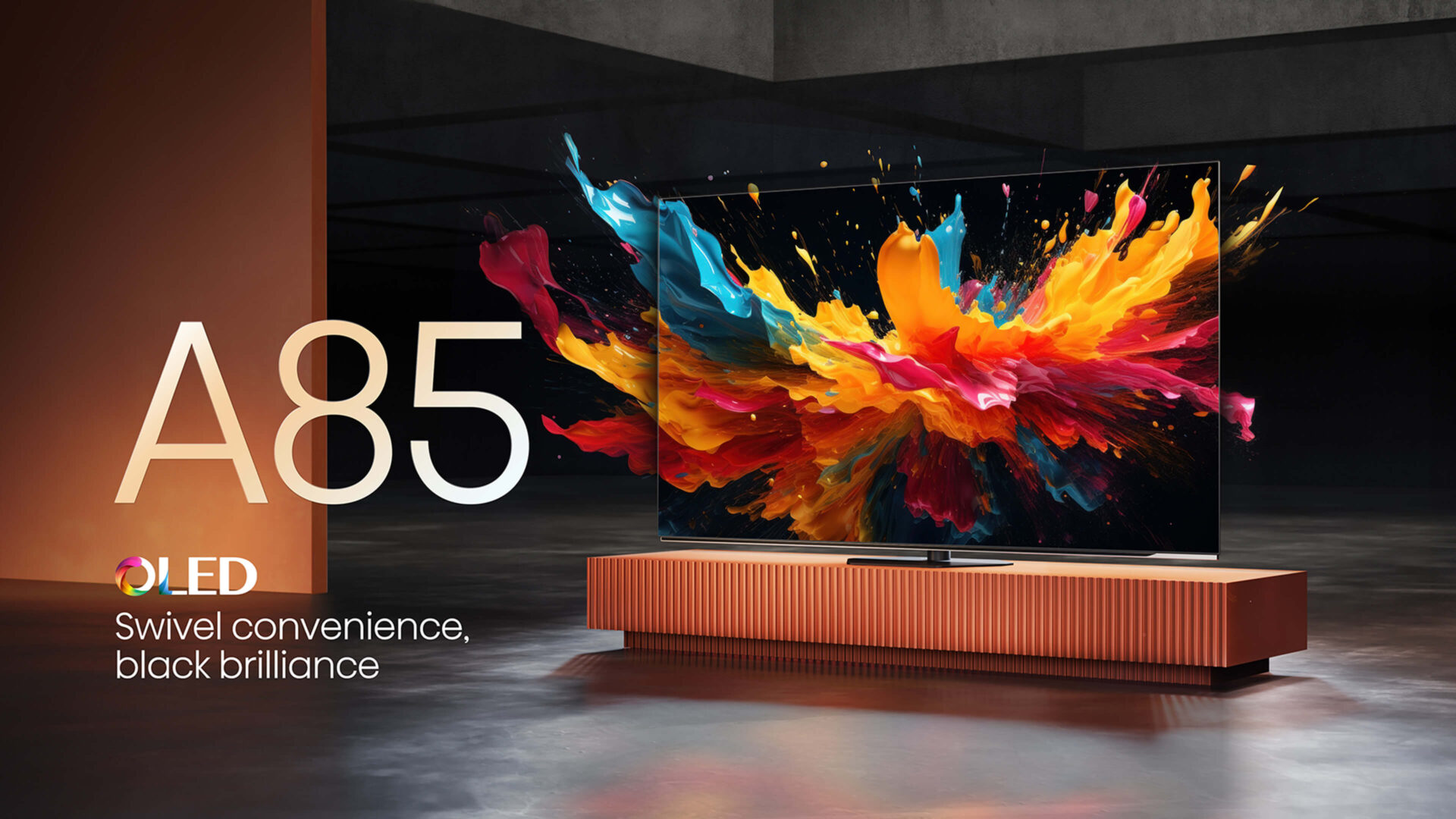 Hisense lanserer A85N OLED-TV 1 Hisense lanserer A85N OLED-TV 1