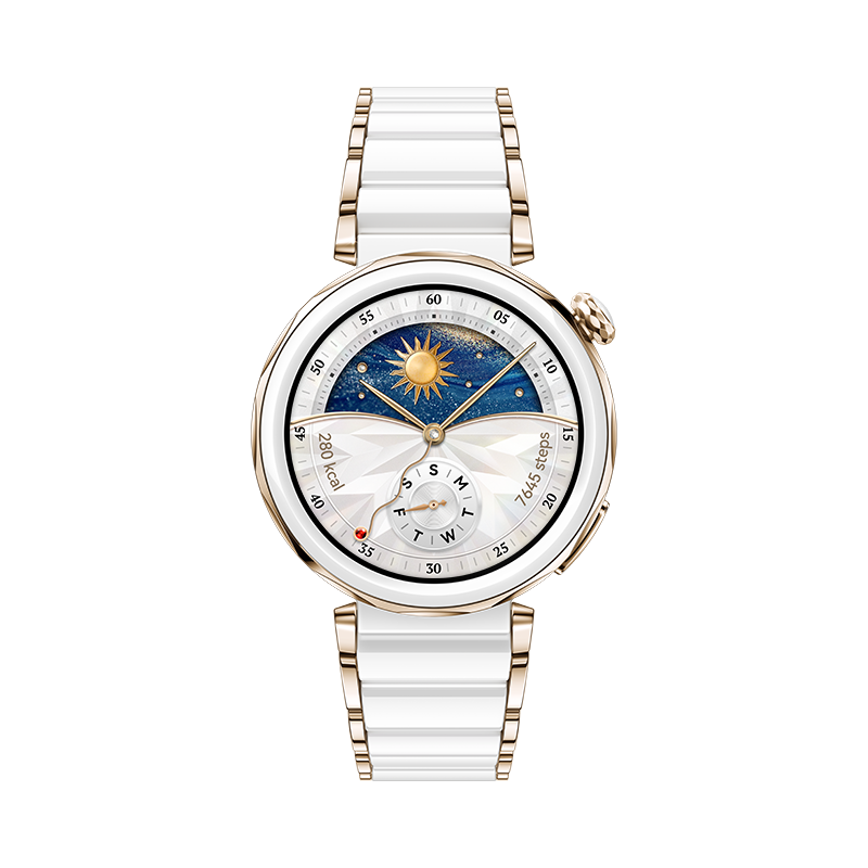Huawei Watch GT 5 Pro 42 mm Ceramic Product Image Front EN PNG 800PX 20240611