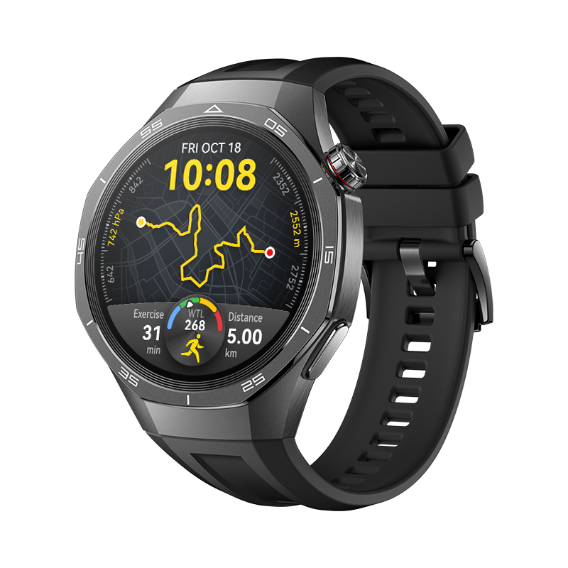 Huawei Watch GT 5 Pro 46mm Black Product Image Left 30 EN PNG 800PX 20240808