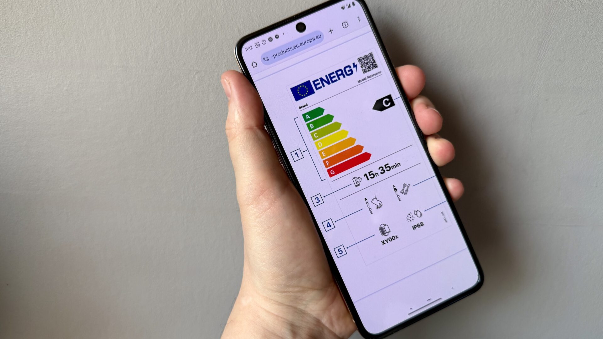 EU innfører energimerke for mobiltelefoner