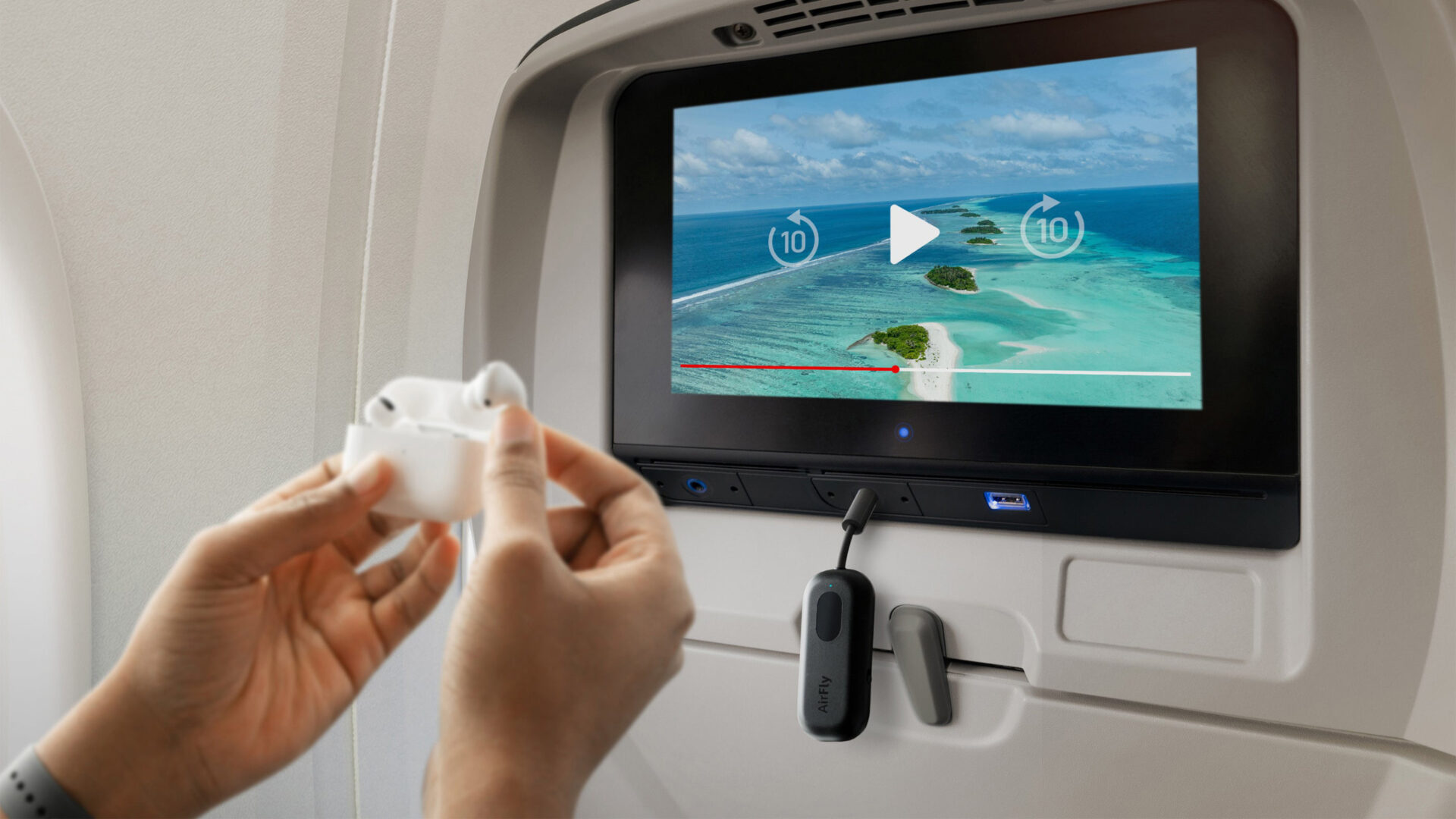 AirFly Pro 2: Nå kan du endelig bruke AirPods på fly