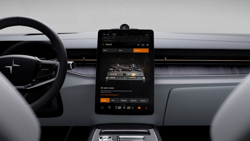 Volvo EX90 oppdateres med Abbey Road Studios Mode 2 Volvo EX90 oppdateres med Abbey Road Studios Mode 2