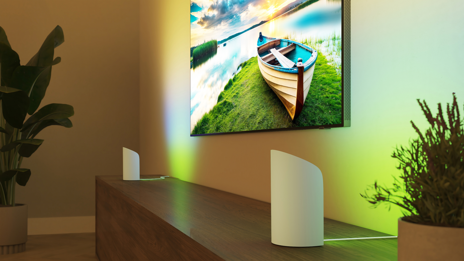 Philips Hue Play Wall Washer setter scenen for underholdning
