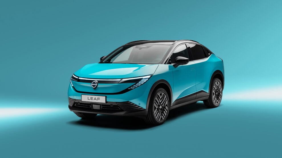 Nissan Leaf: Gammel kjenning er helt ny 5 NISSAN_LEAF_FRONT_3-4_hi