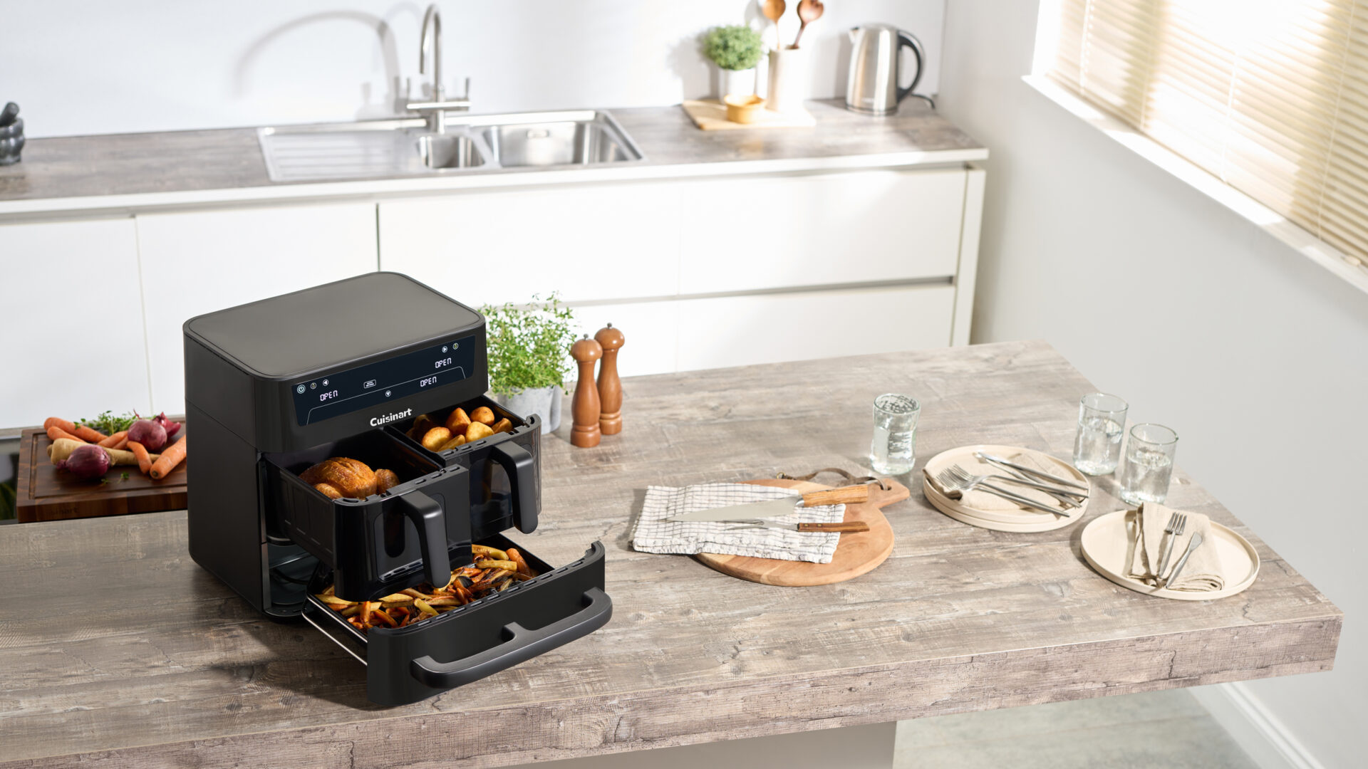 Cuisinart AirTwin og Tri-Zone lover fleksibilitet uten PFAS