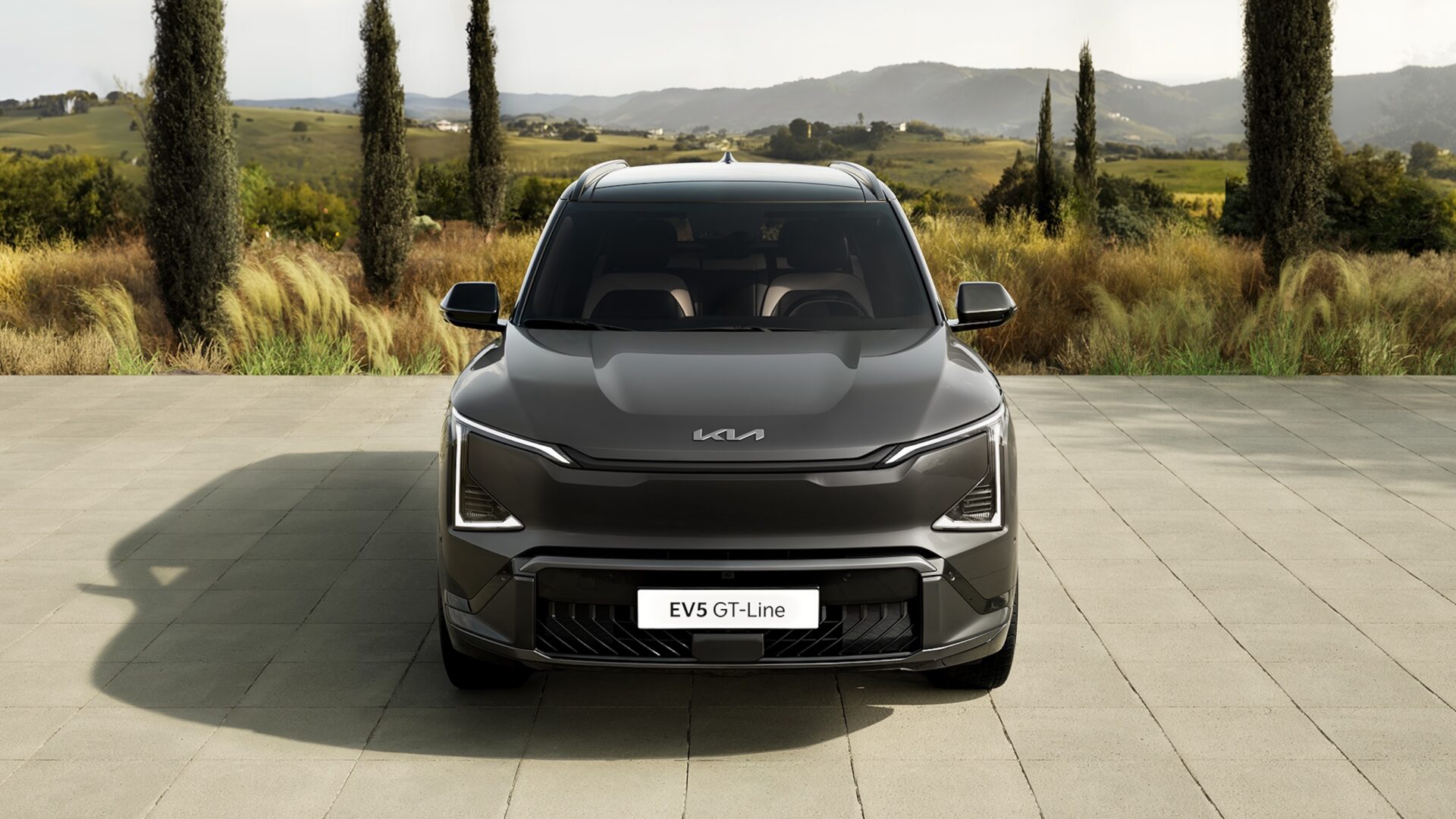 Kia EV5 på vei til Norge