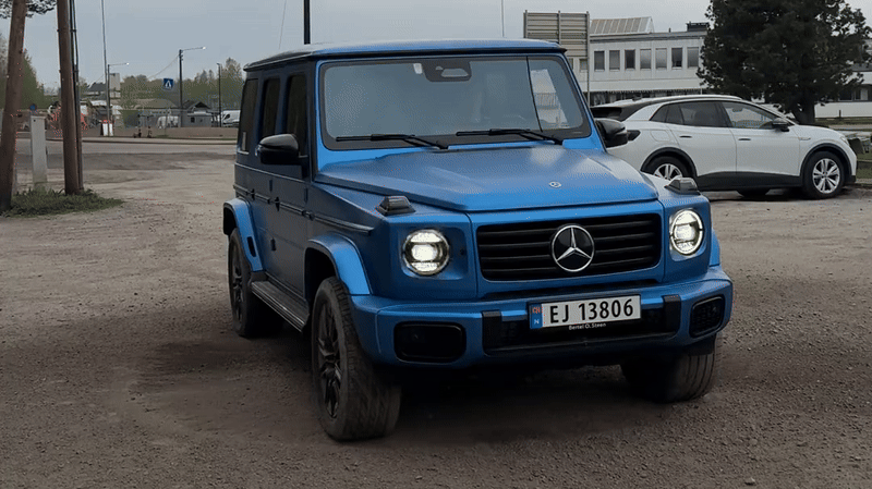 Mercedes-Benz elektrisk G-klasse med Burmester 3D Surround 2 Mercedes G 580 G-Turn GeirNordby