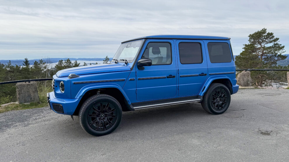 Mercedes-Benz elektrisk G-klasse med Burmester 3D Surround 8 Mercedes G 580 GeirNordby 10