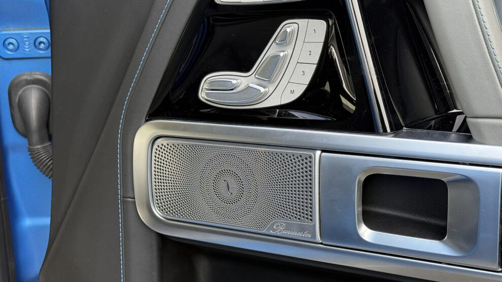 Mercedes-Benz elektrisk G-klasse med Burmester 3D Surround 1 Mercedes G 580 GeirNordbytop speaker front right