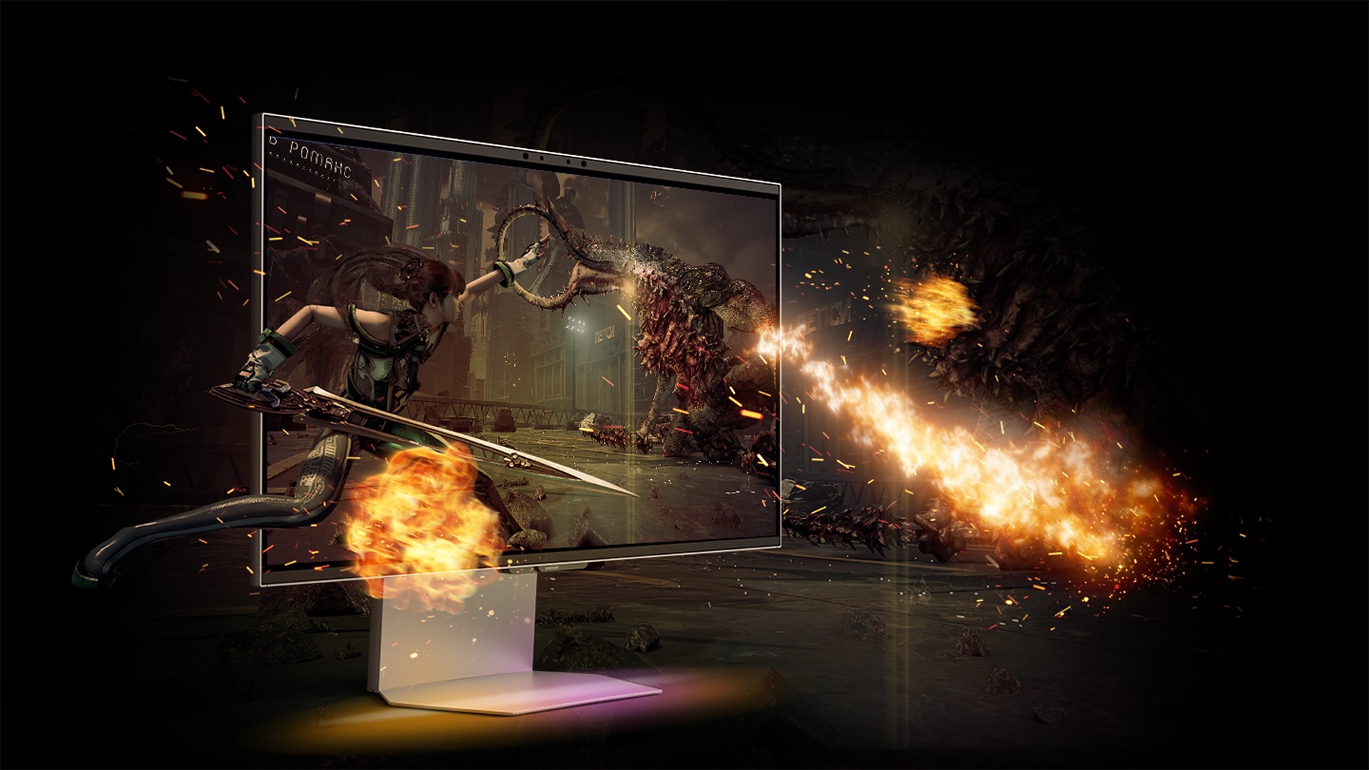 Gamingskjerm for entusiaster på Gamescom