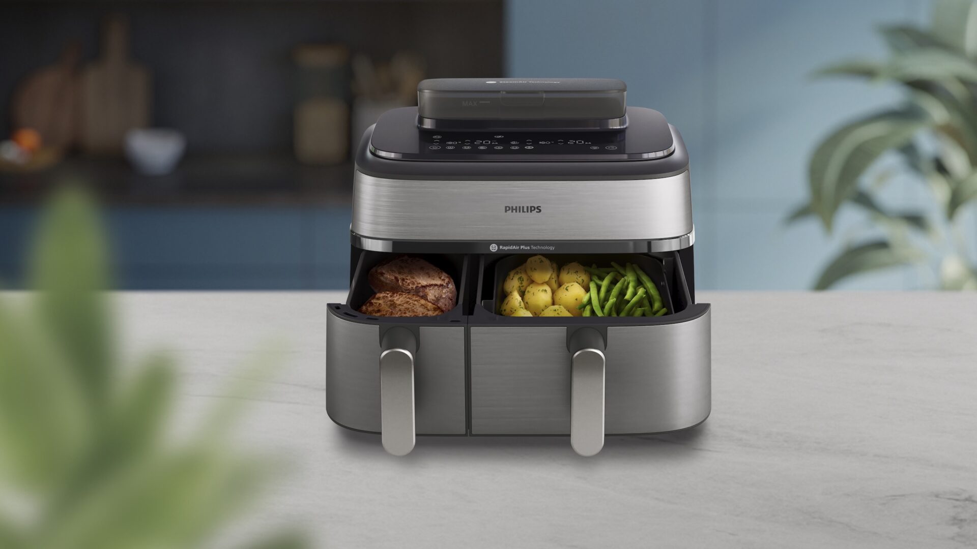 Philips Dual Basket Airfryer NA555
