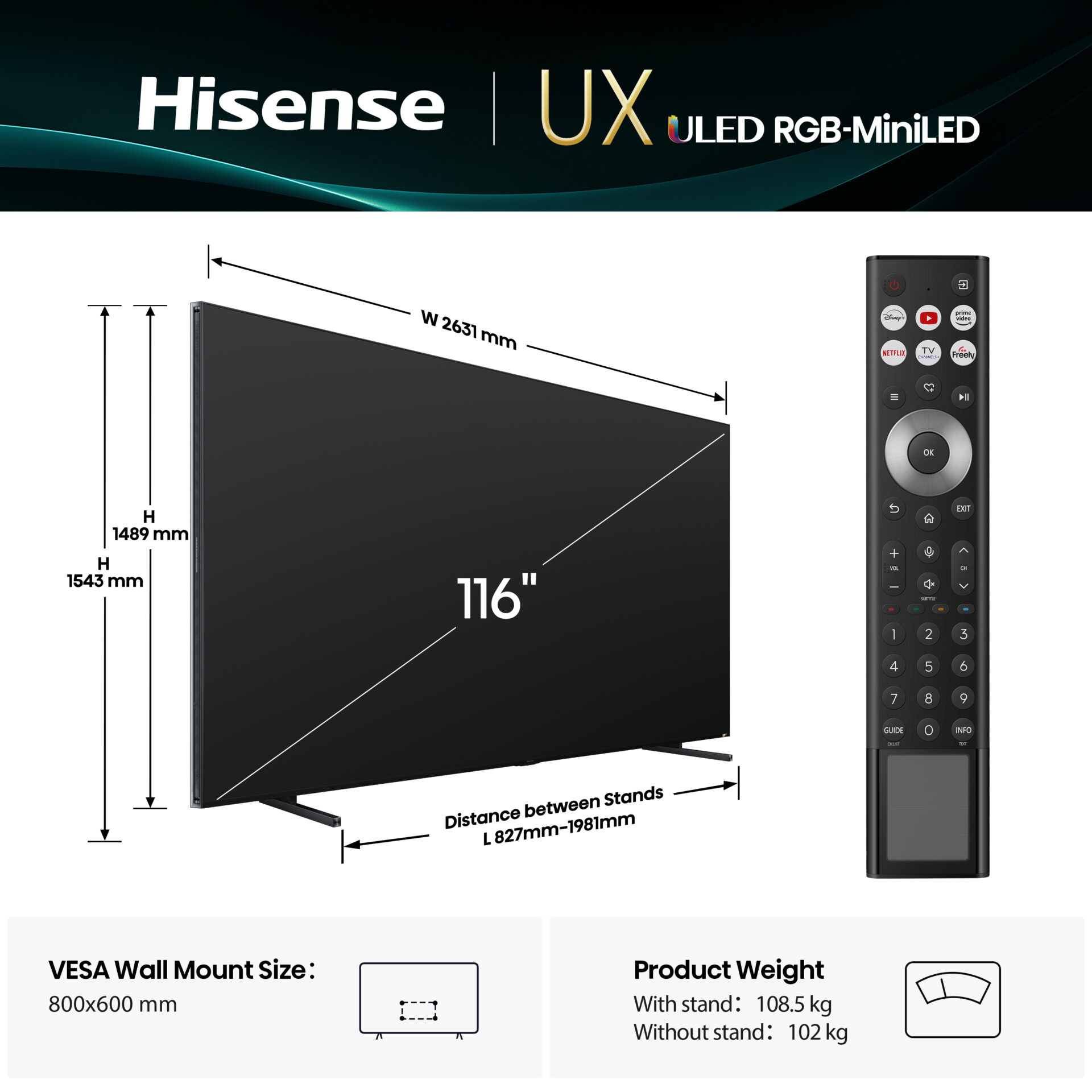 Hisense 116UXQ 3