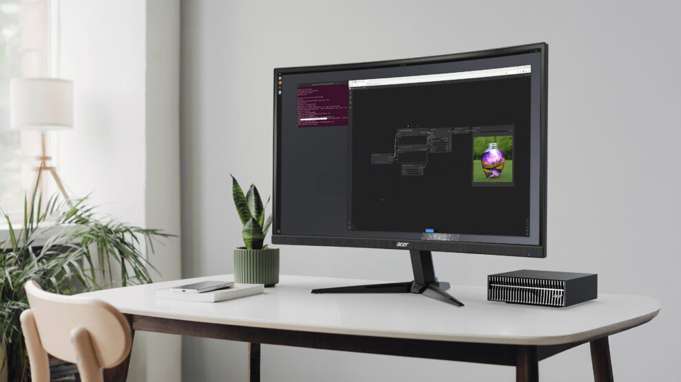 IFA 2025: Nye produkter med kraftig KI-prosessering 4 Acer-Veriton-GN100-AI-Mini-Workstation-Lifestyle_01