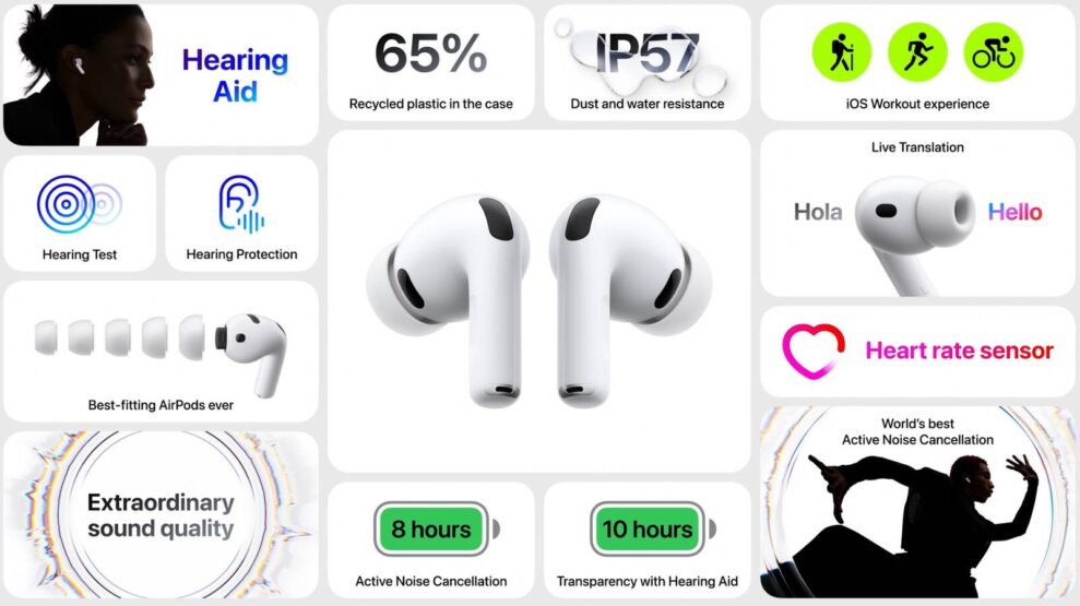AirPods Pro 3 lansert 4 AirPods Pro 3 lansert 4
