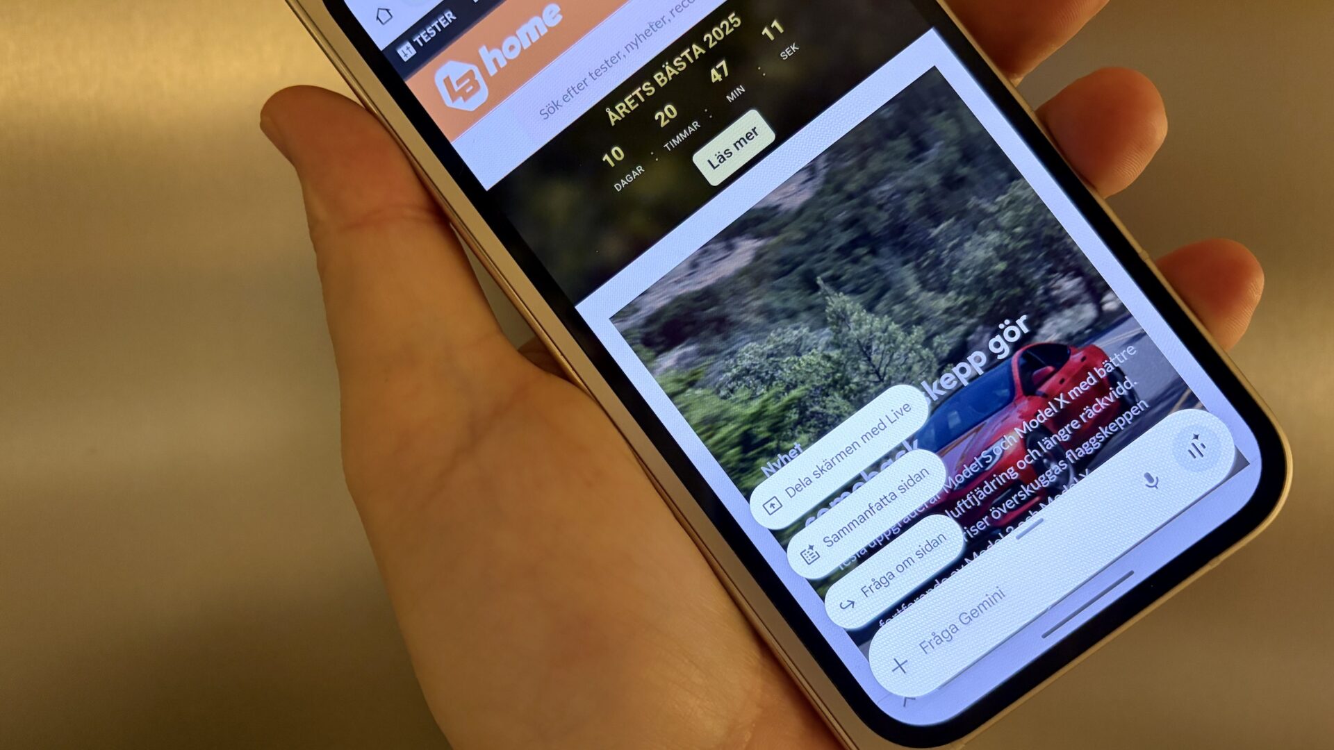 Enklere å redigere bilder med KI i Gemini-popup