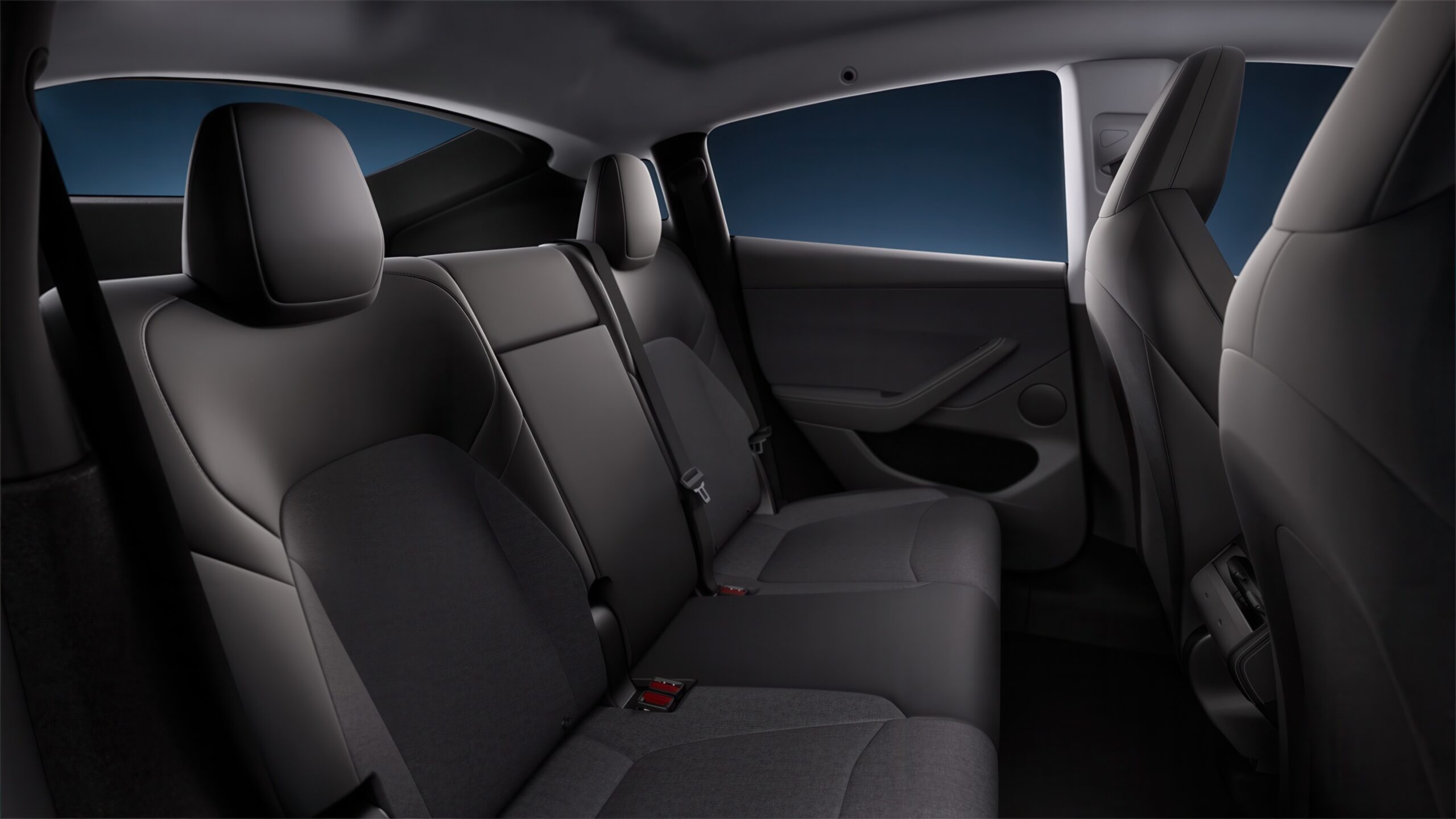 Billigutgaver av Tesla Model 3 og Model Y lansert i USA 2 tesla model y standard interior 2