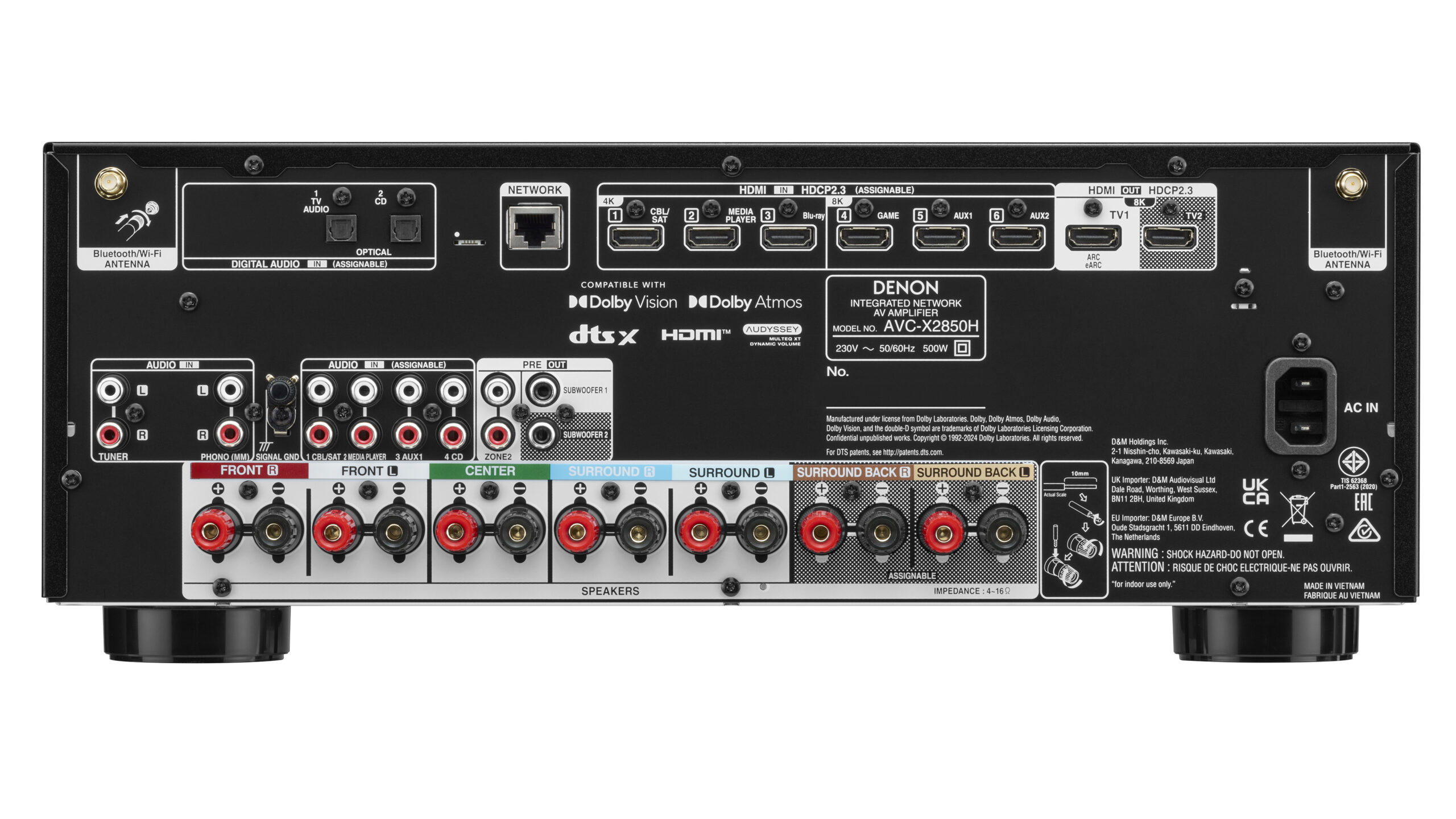 Denon AVC-X2850H Studio EU-2