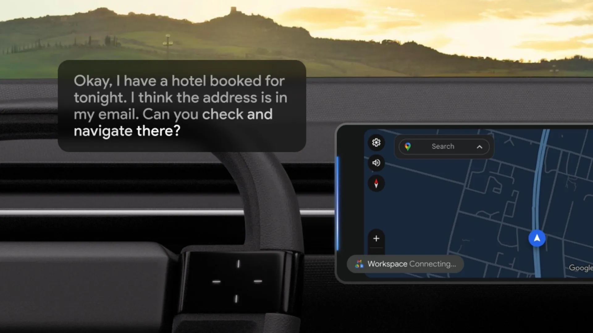 Google Gemini kommer til Android Auto