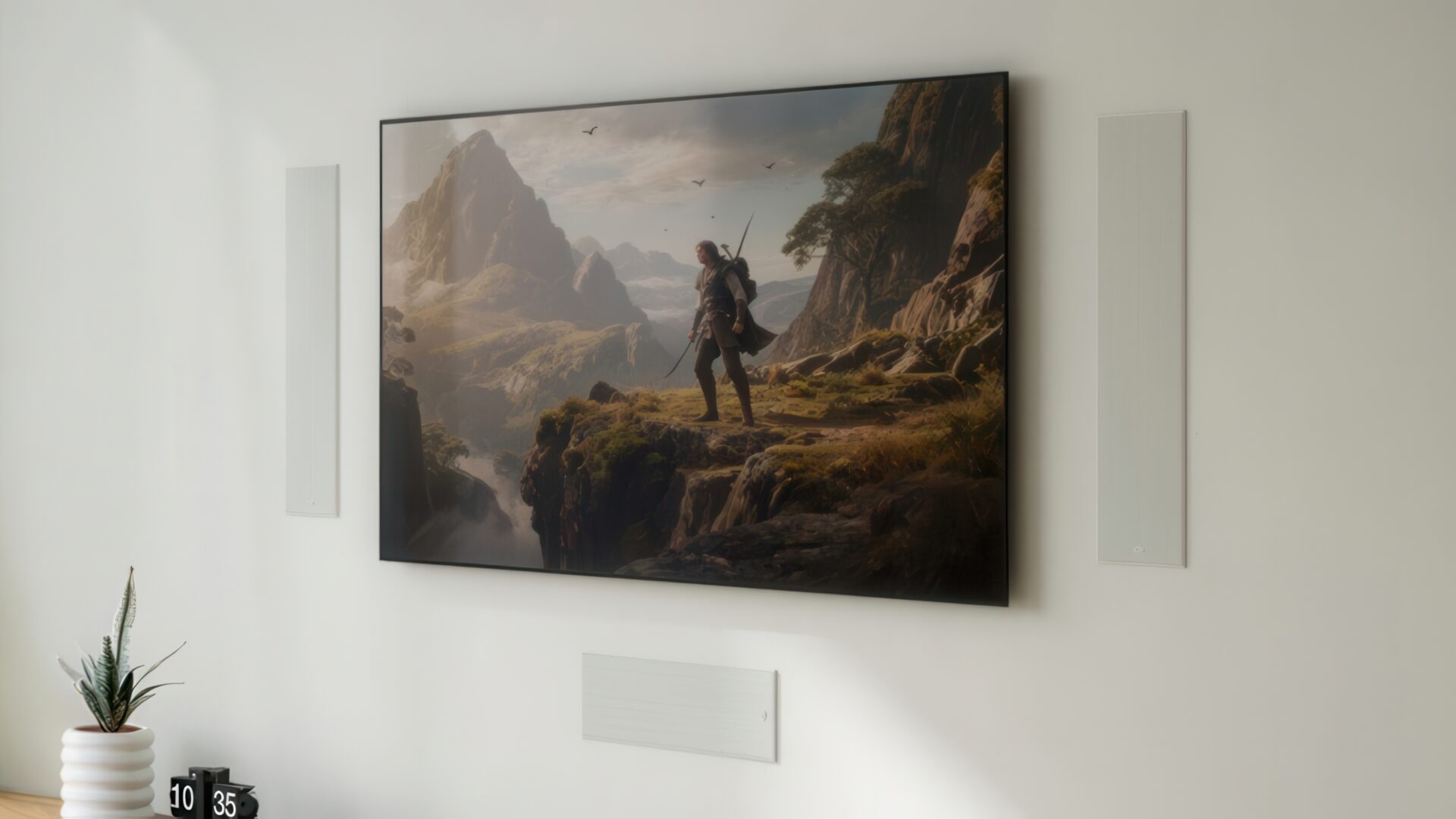 KEF in-wall: Heftig kino fra usynlige høyttalere