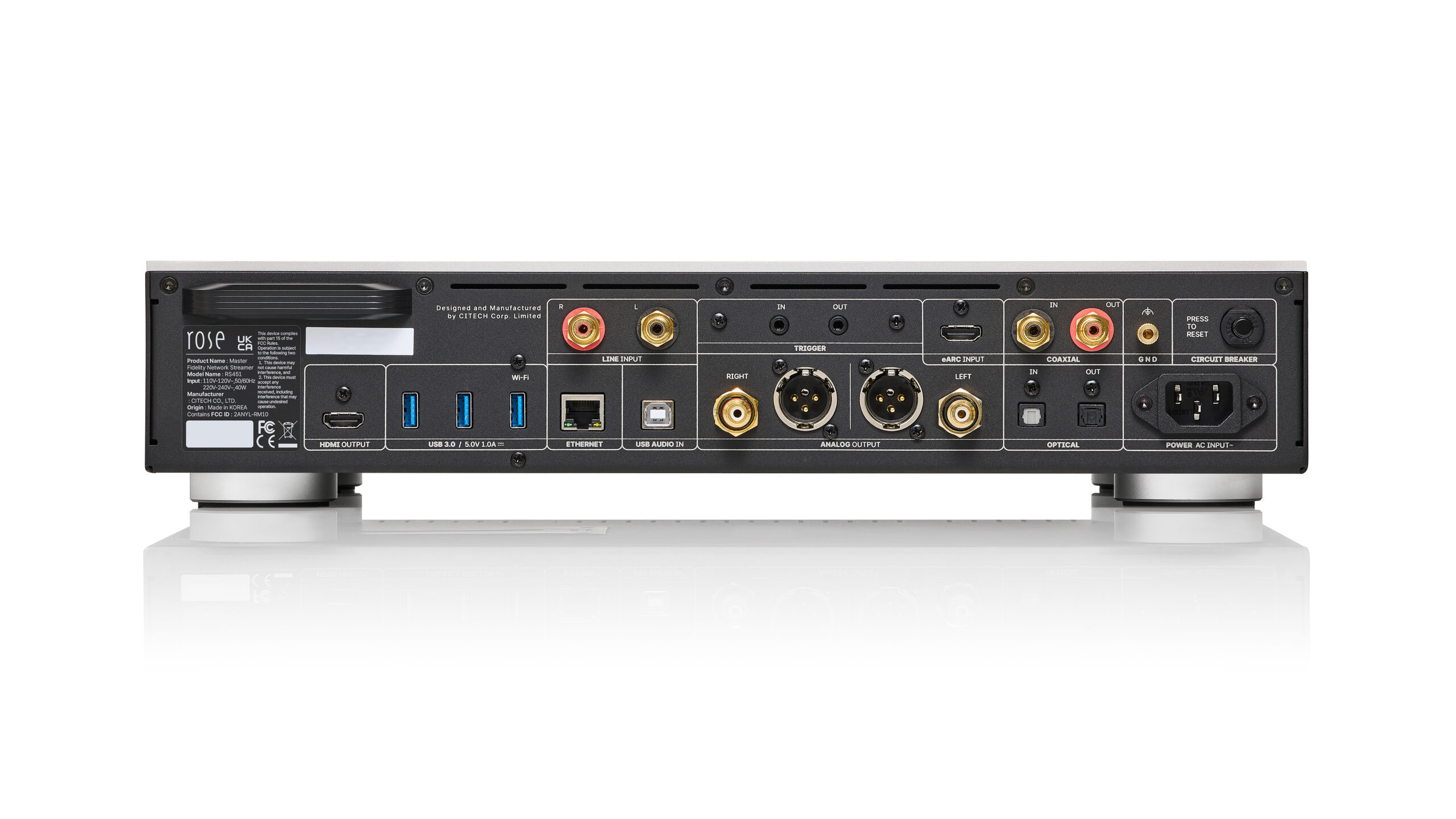 HiFi Rose RS451 4 HiFi Rose RS451 rear