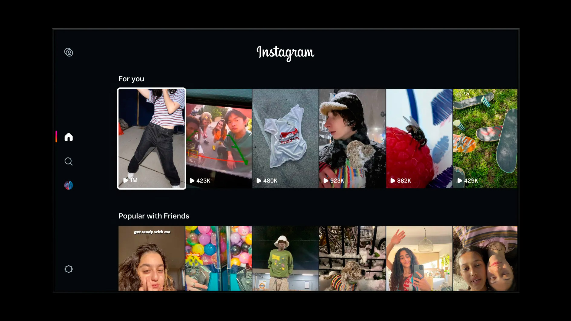 Instagram flytter inn i TV-en