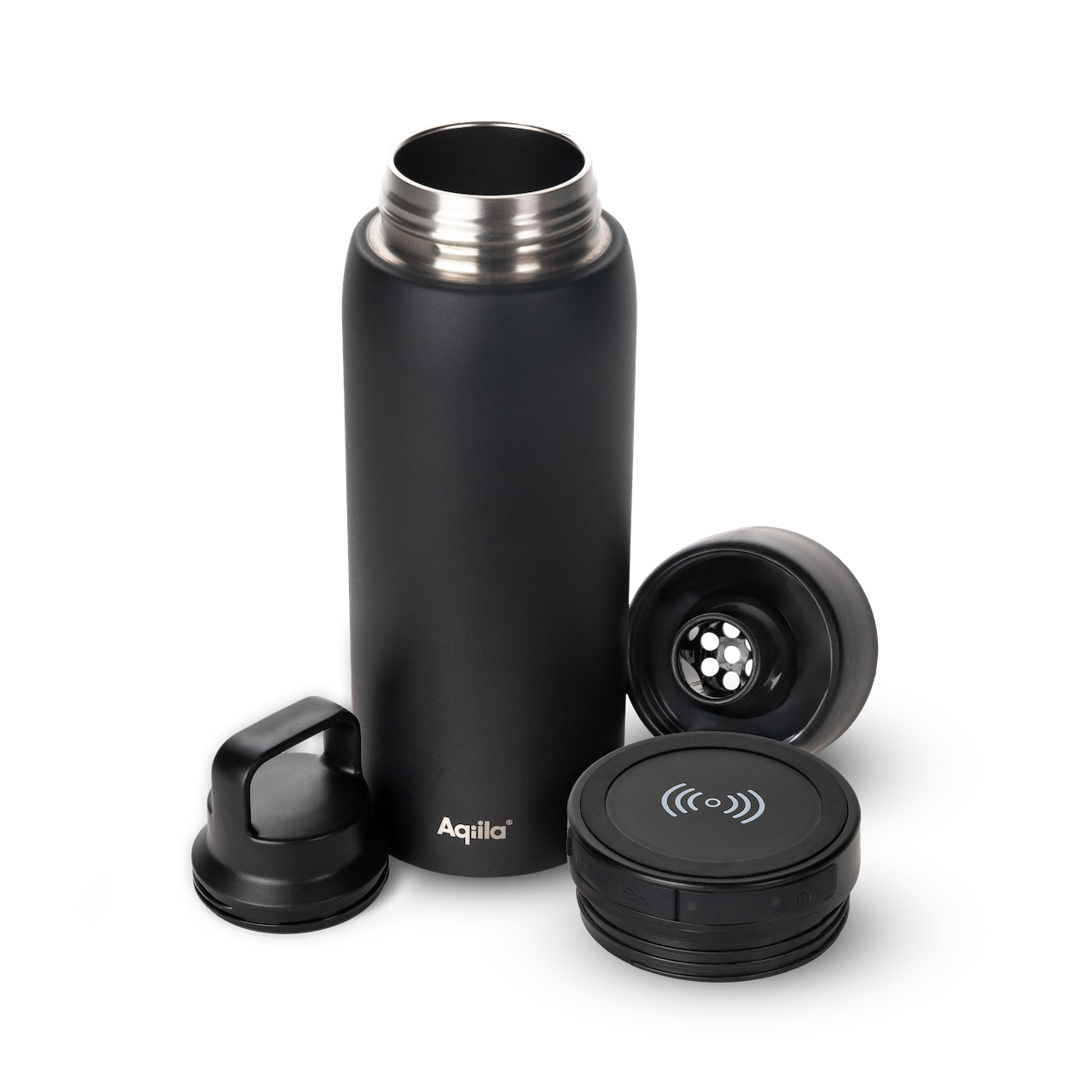 Tørst og tom for batteri? Lad mobilen din med Aqiila Powerbottle 1