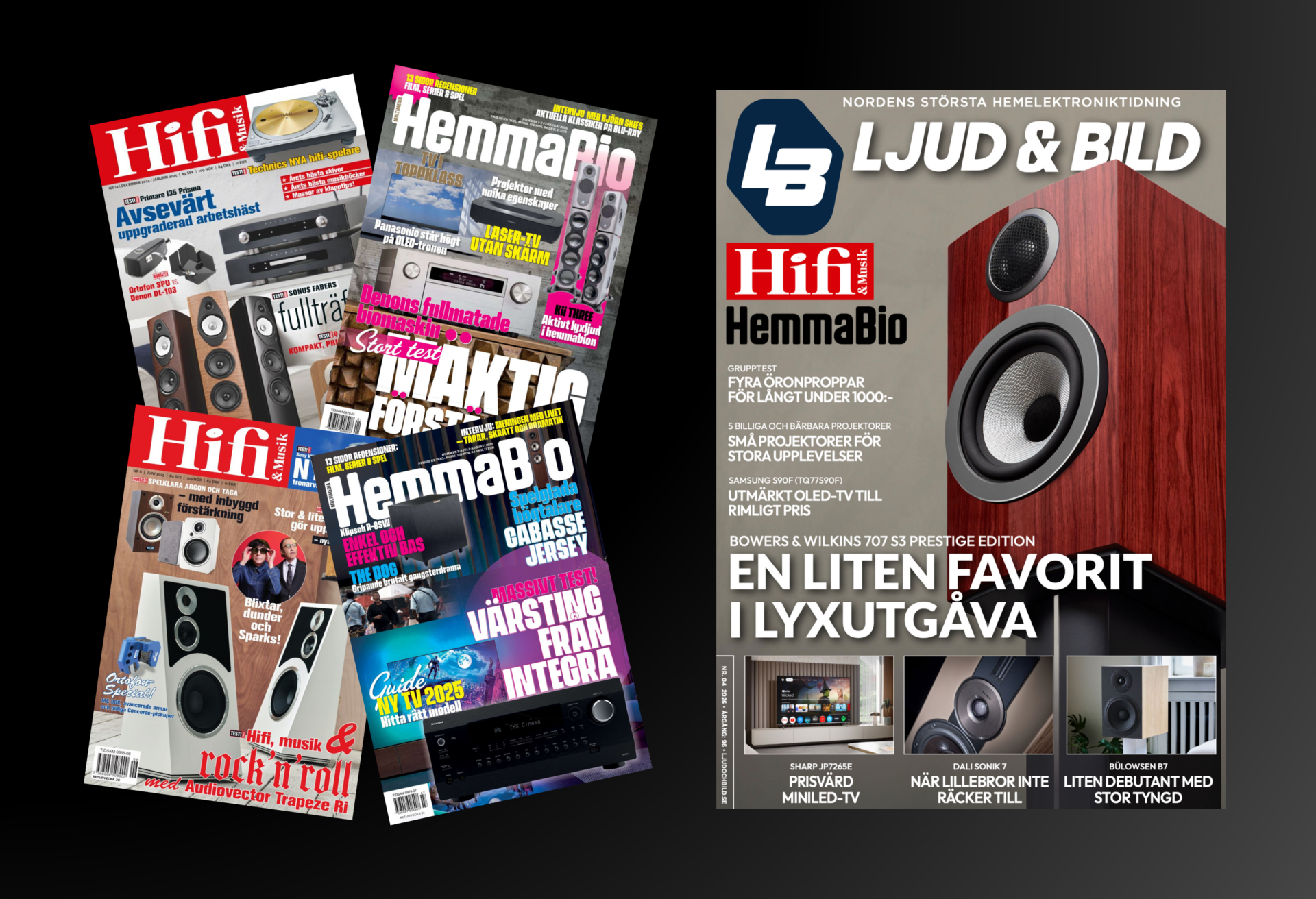 HiFi & Musik og HemmaBio slås sammen med Ljud & Bild