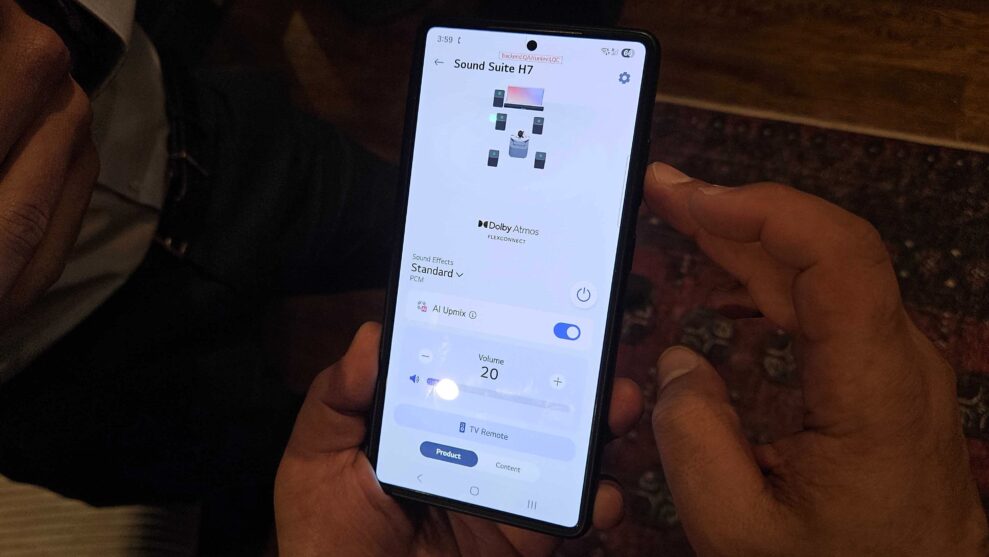 LG Sound Suite app