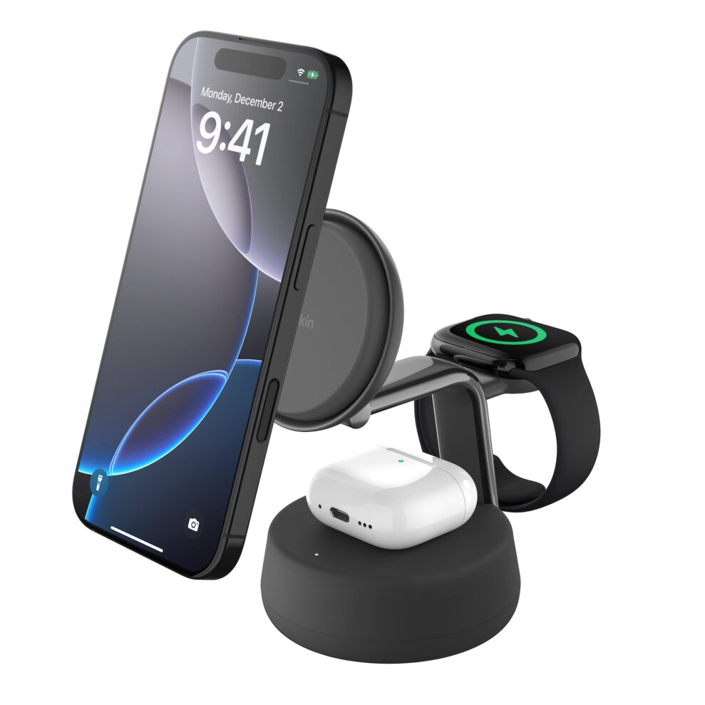 Belkin Ultracharge Pro 3-in-1 25W WIZ040 1 Belkin Ultracharge Pro 3-in-1 25W WIZ040 1