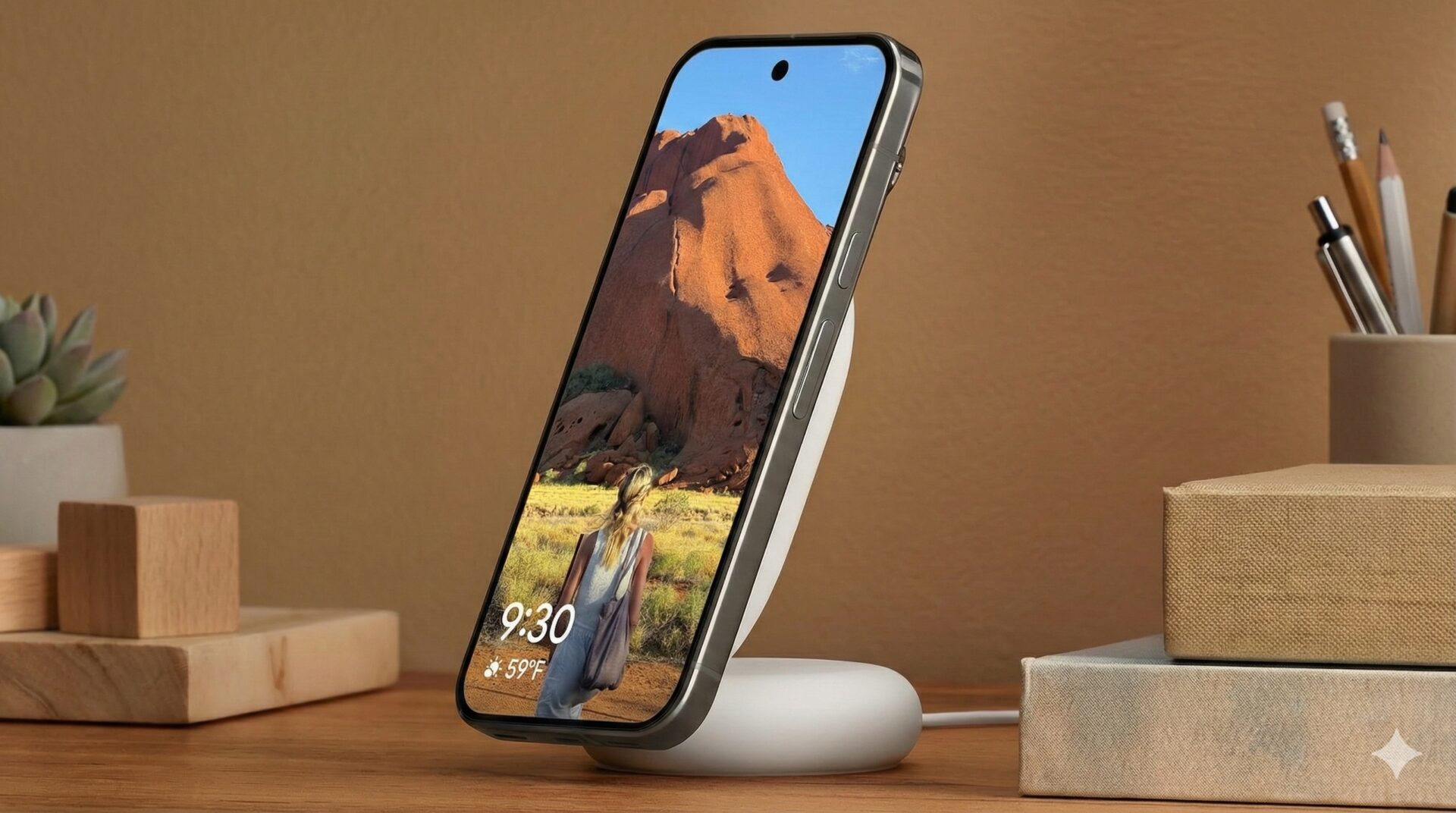 Google PixelSnap charger with stand