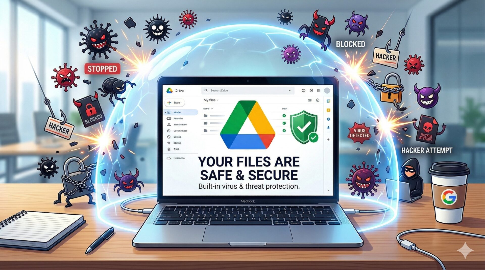 Google Drive kan redde deg fra ransomware