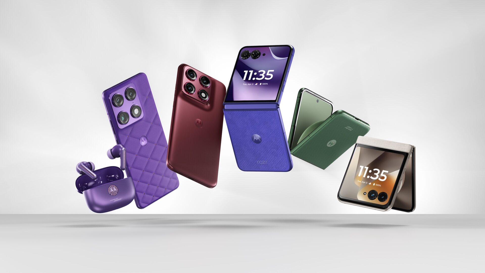 Motorola slår på stortromma med åtte nye mobiler