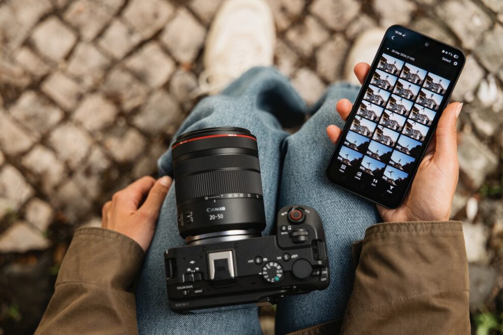 Canon EOS R6V lansert 4 EOS R6 V med Bluetooth tilkobing til mobil