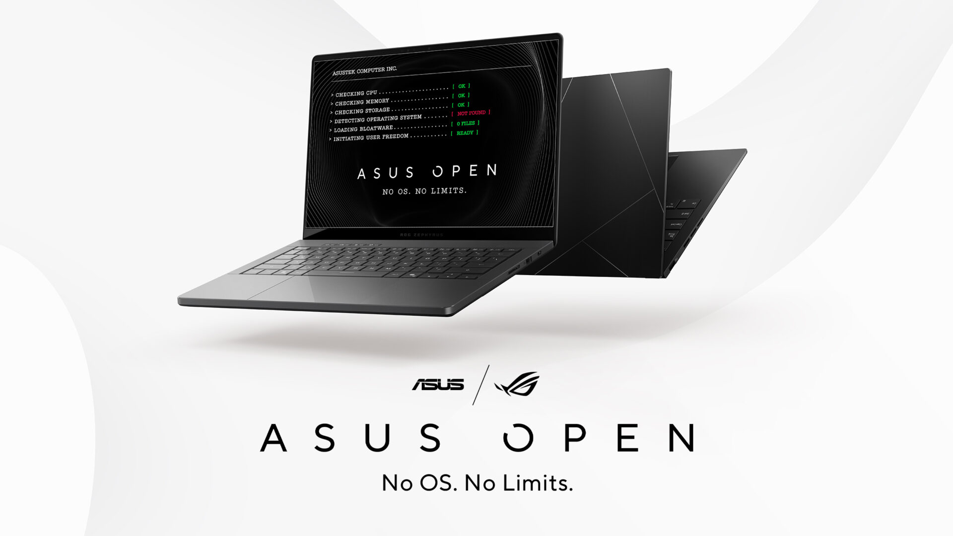 Asus Open: Bærbare helt uten bloatware – og operativsystem