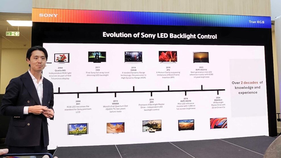 Sony lanserer nye True RGB TV-er: BRAVIA 9 II og BRAVIA 7 II 3 Sony lanserer nye True RGB TV-er: BRAVIA 9 II og BRAVIA 7 II 3