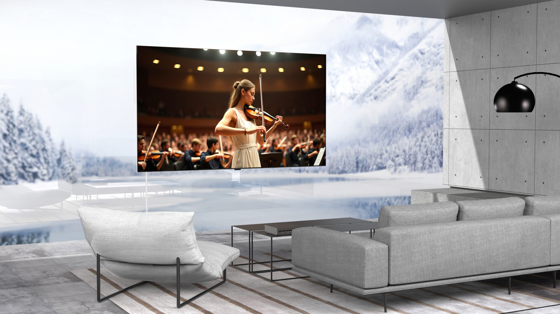 Nå lanserer LG OLED W6 – verdens tynneste trådløse OLED-TV snart i Norge