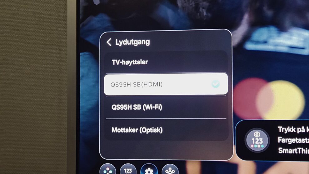 Samsung QS95H inputs 2 Samsung QS95H inputs 2