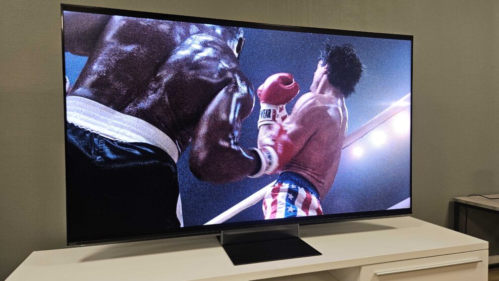 Sony Bravia 9 II 8 Sony Bravia 9 II viser Rocky 3 i 4K Dolby Vision HDR med høy kontrast, presise farger og kraftig lysstyrke.