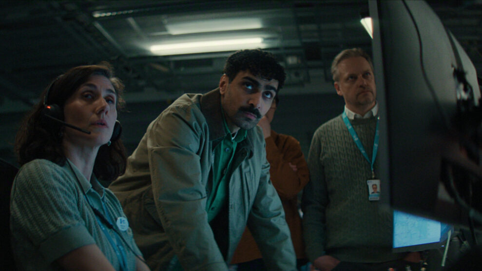 Blodsoffer. Alexander Abdallah as John-Jo Persson and extras in Blodsoffer. Cr. Courtesy of Netflix © 2025 Jörgen Johansson. Blodsoffer. Alexander Abdallah as John-Jo Persson and extras in Blodsoffer. Cr. Courtesy of Netflix © 2025 Jörgen Johansson.
