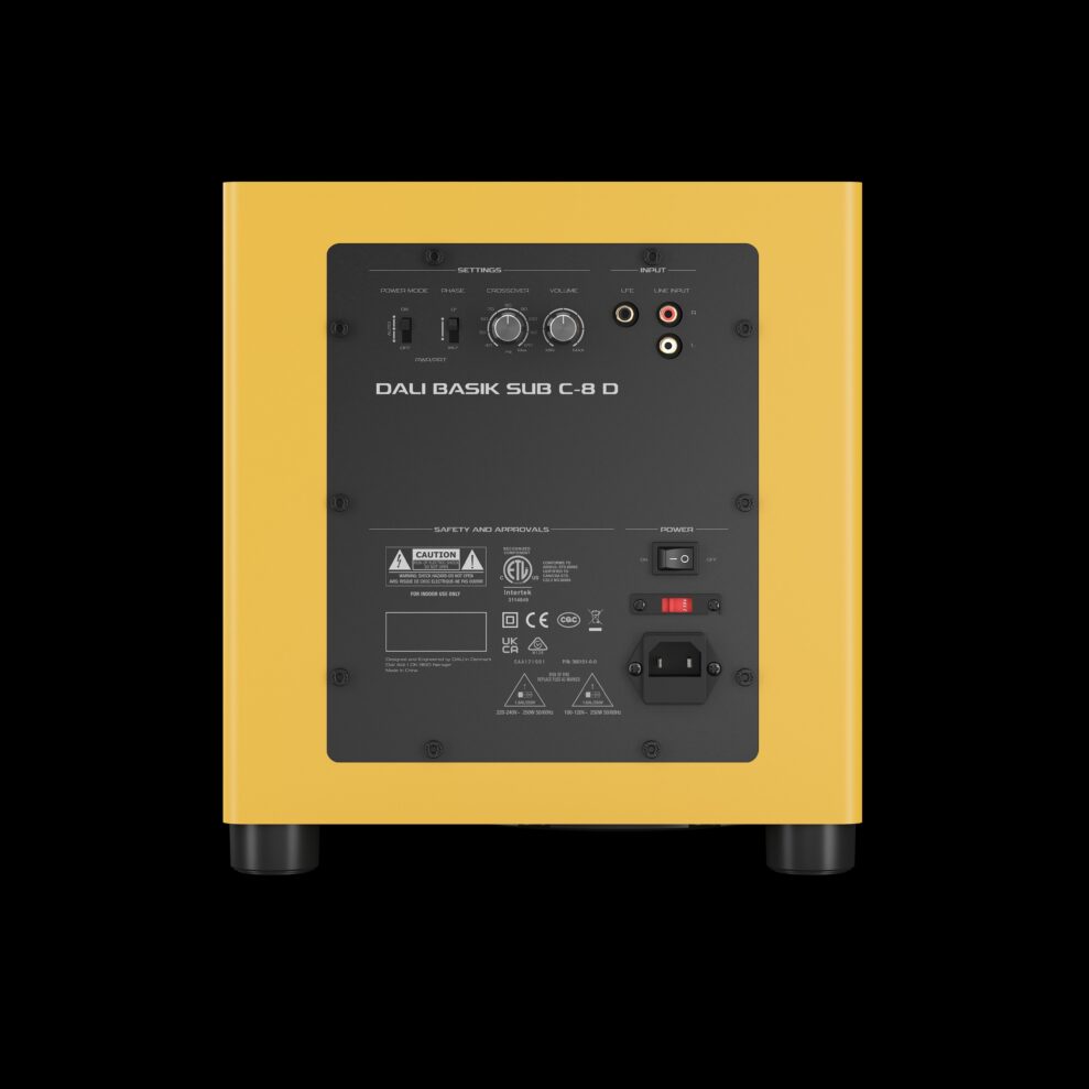 DALI BASIK SUB: Kompakt subwoofer i fem farger 3 DALI BASIK SUB: Kompakt subwoofer i fem farger 3