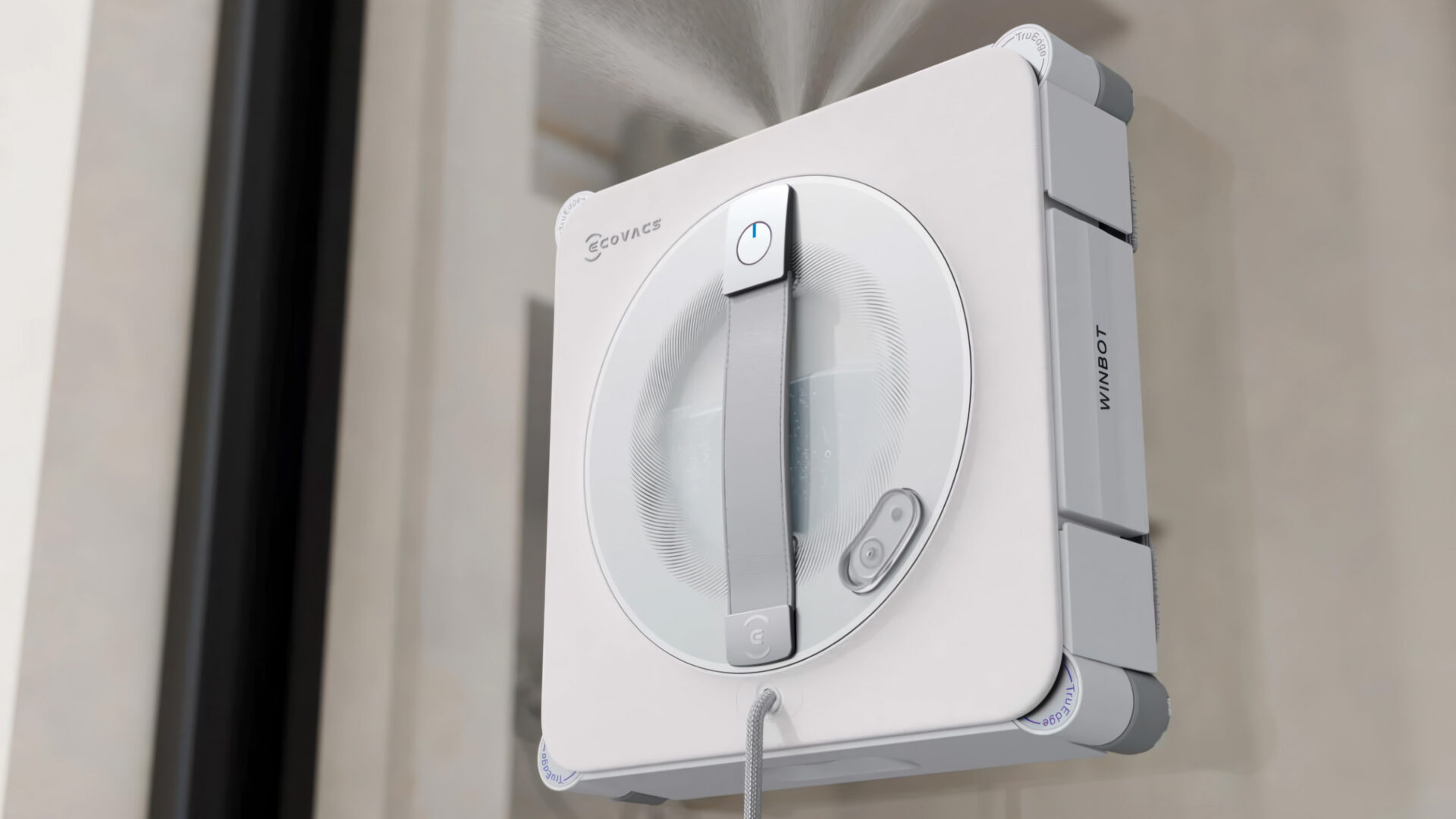 Winbot W2S Pro Omni: Vasker vinduet helt ut i hjørnene