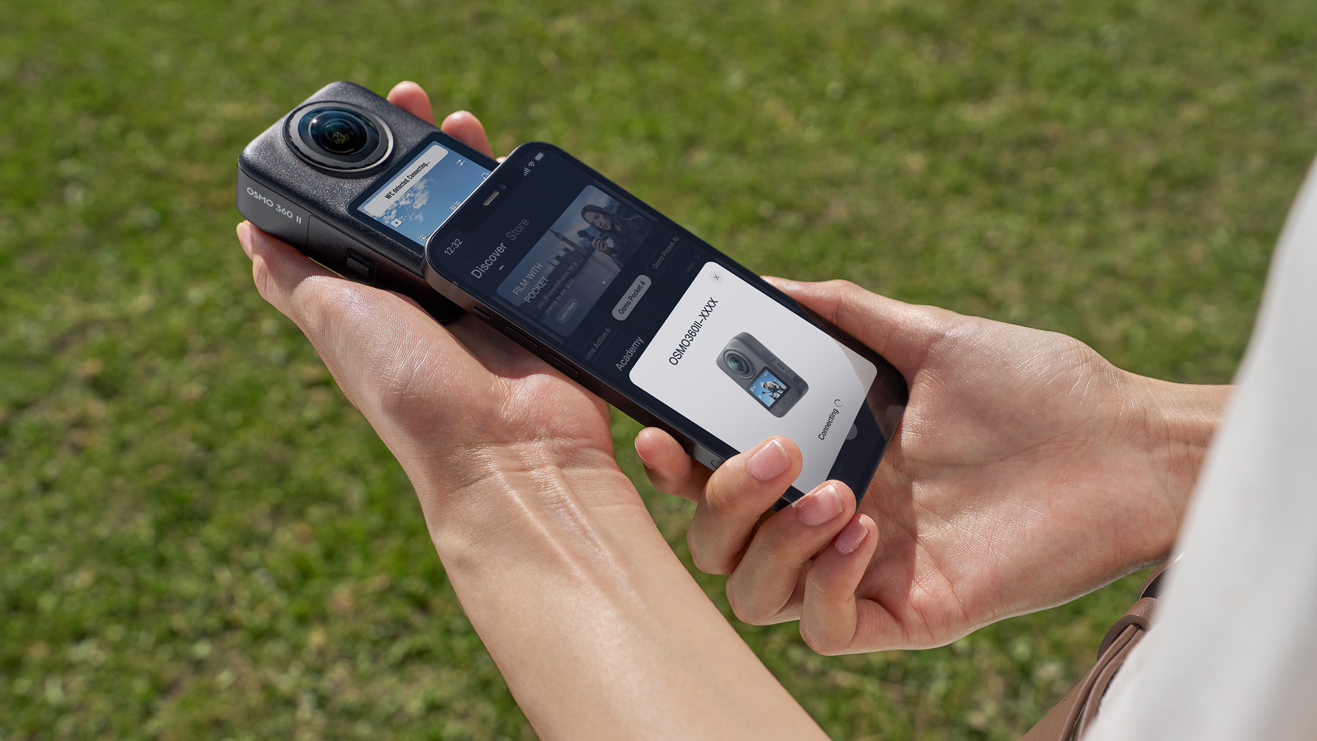 IFA 2026: DJI Osmo 360 II har kvadratisk sensor 3 DJI Osmo 360 II Family_NFC Connection_NFC 连接_en