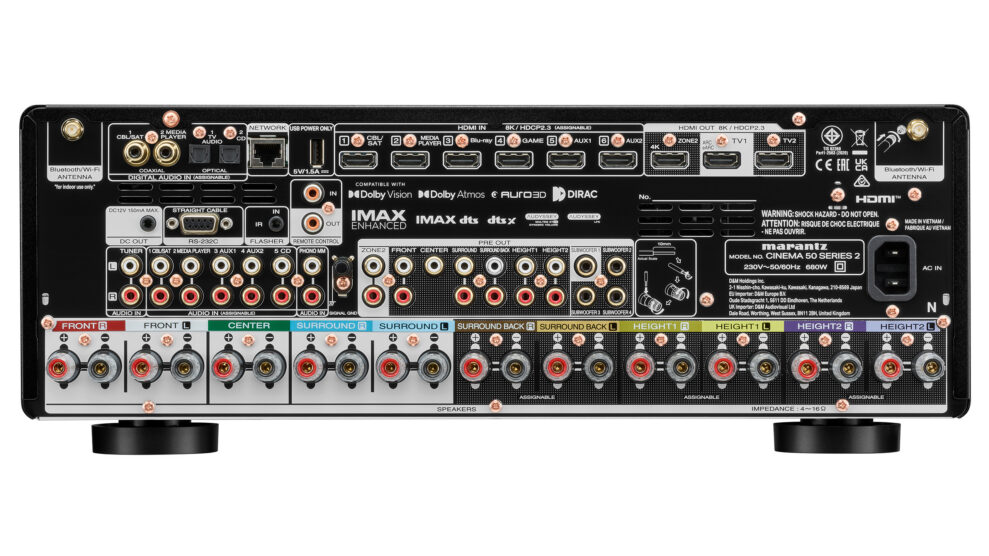 High--Marantz - CINEMA 50 SERIES 2 Black Rear EU High--Marantz - CINEMA 50 SERIES 2 Black Rear EU
