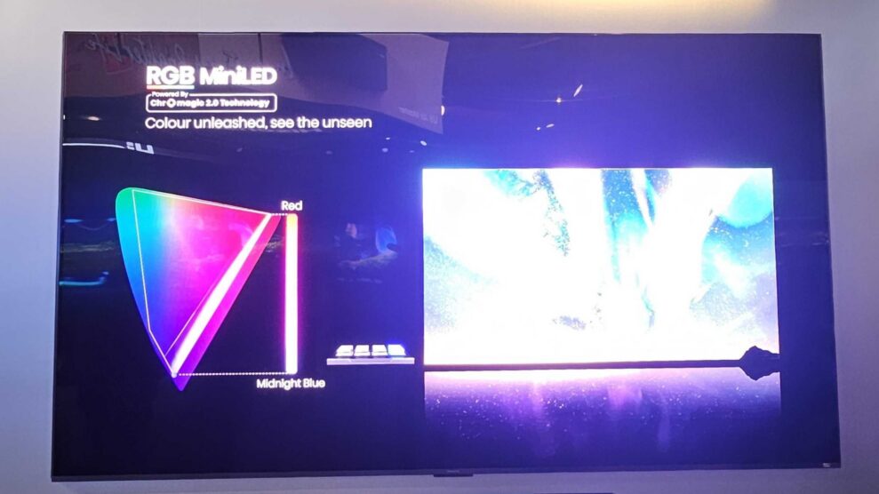 IFA 2026: Hisense skrur opp fargene med fire-farget RGB MiniLED-TV 1 IFA 2026: Hisense skrur opp fargene med fire-farget RGB MiniLED-TV 1