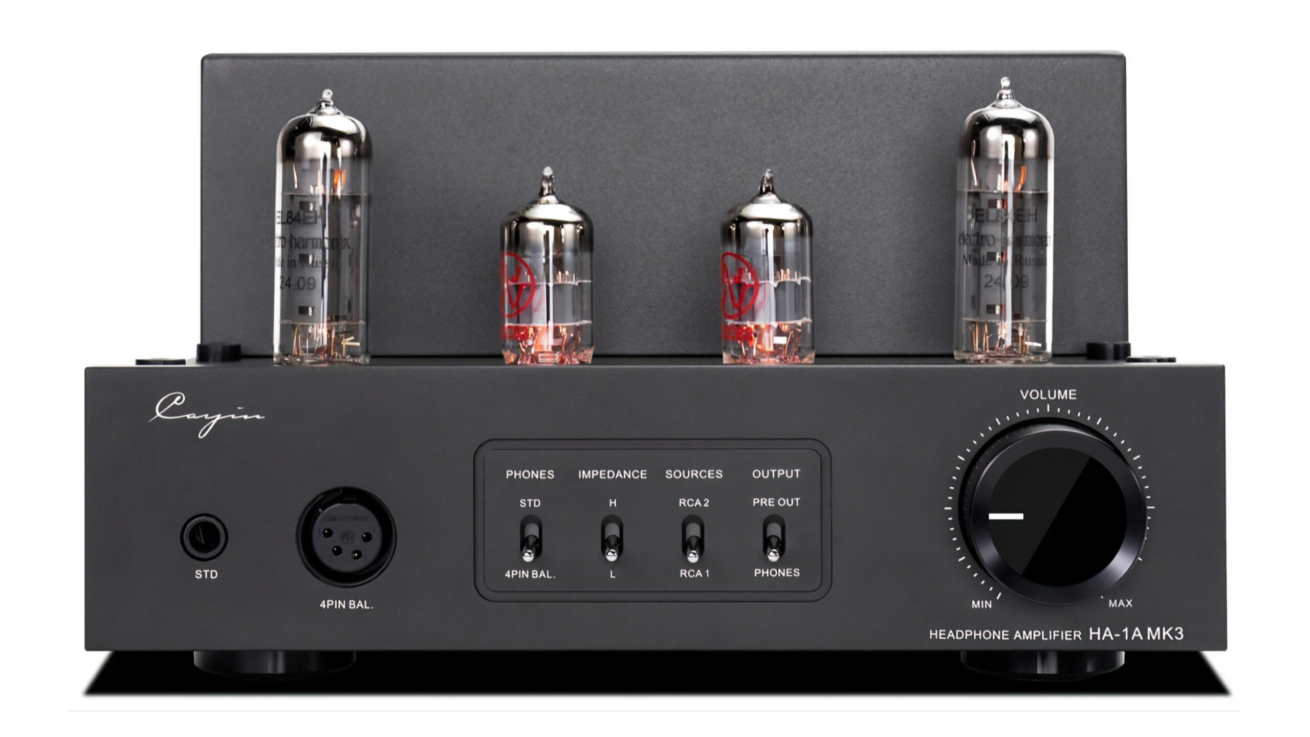 Cayin HA-1A MK3 driver dine hodetelefoner med rør 1 cayin-ha-1a-mk3-tube-headphone-amplifier-front