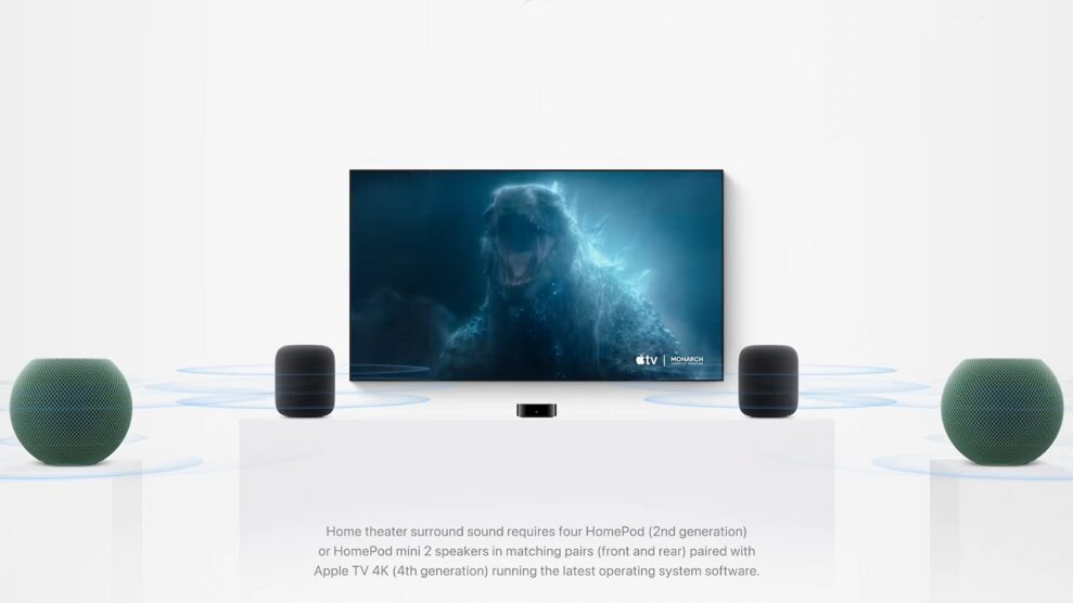 Slik fungerer Apple TV 4K med fire HomePods i surround 2 Slik fungerer Apple TV 4K med fire HomePods i surround 2