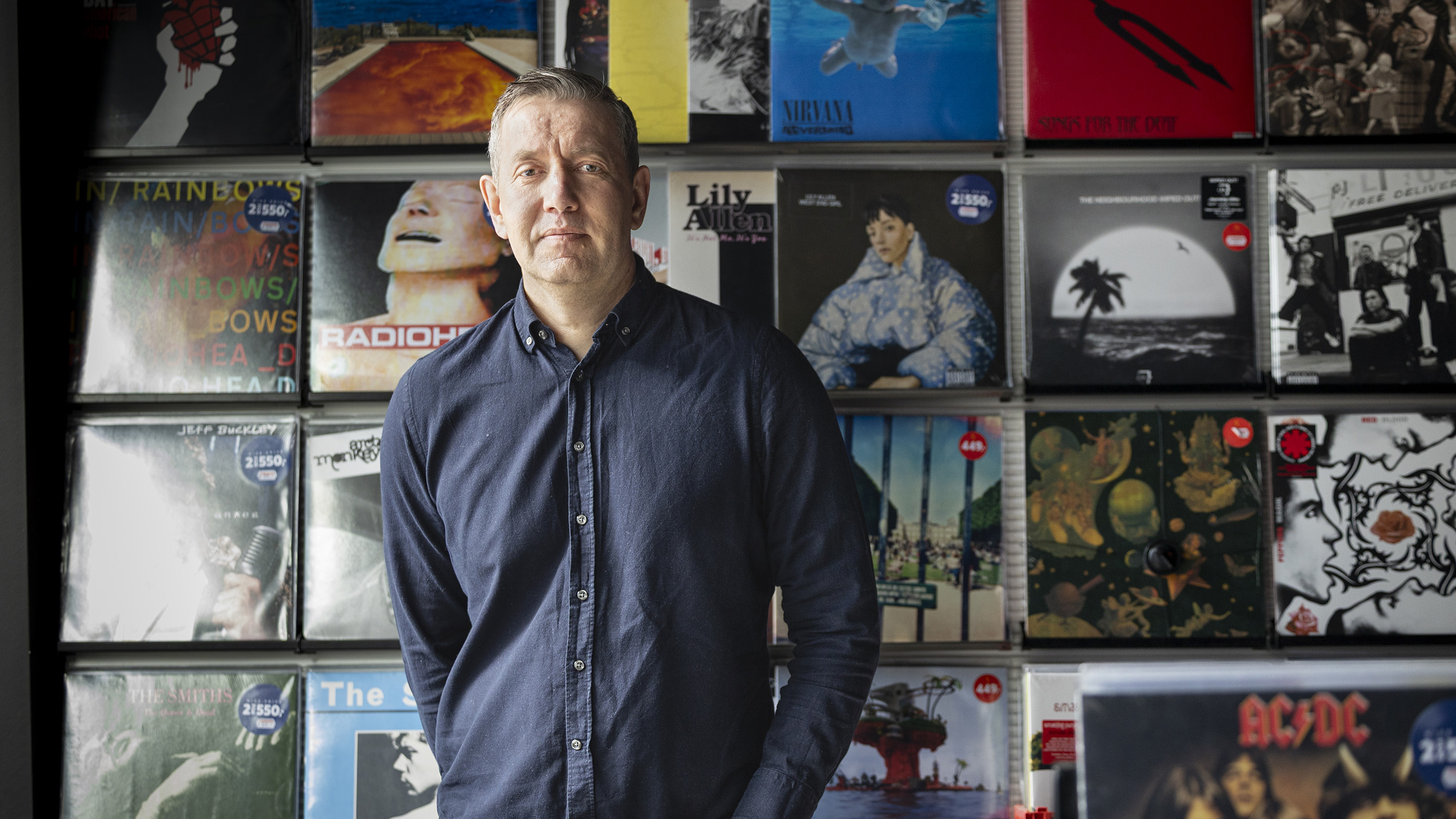 Sound Burger: Bærbar platespiller i blått og grønt 4 Platekompaniet Daglig leder Rune Pettersen_Foto Alf Simensen
