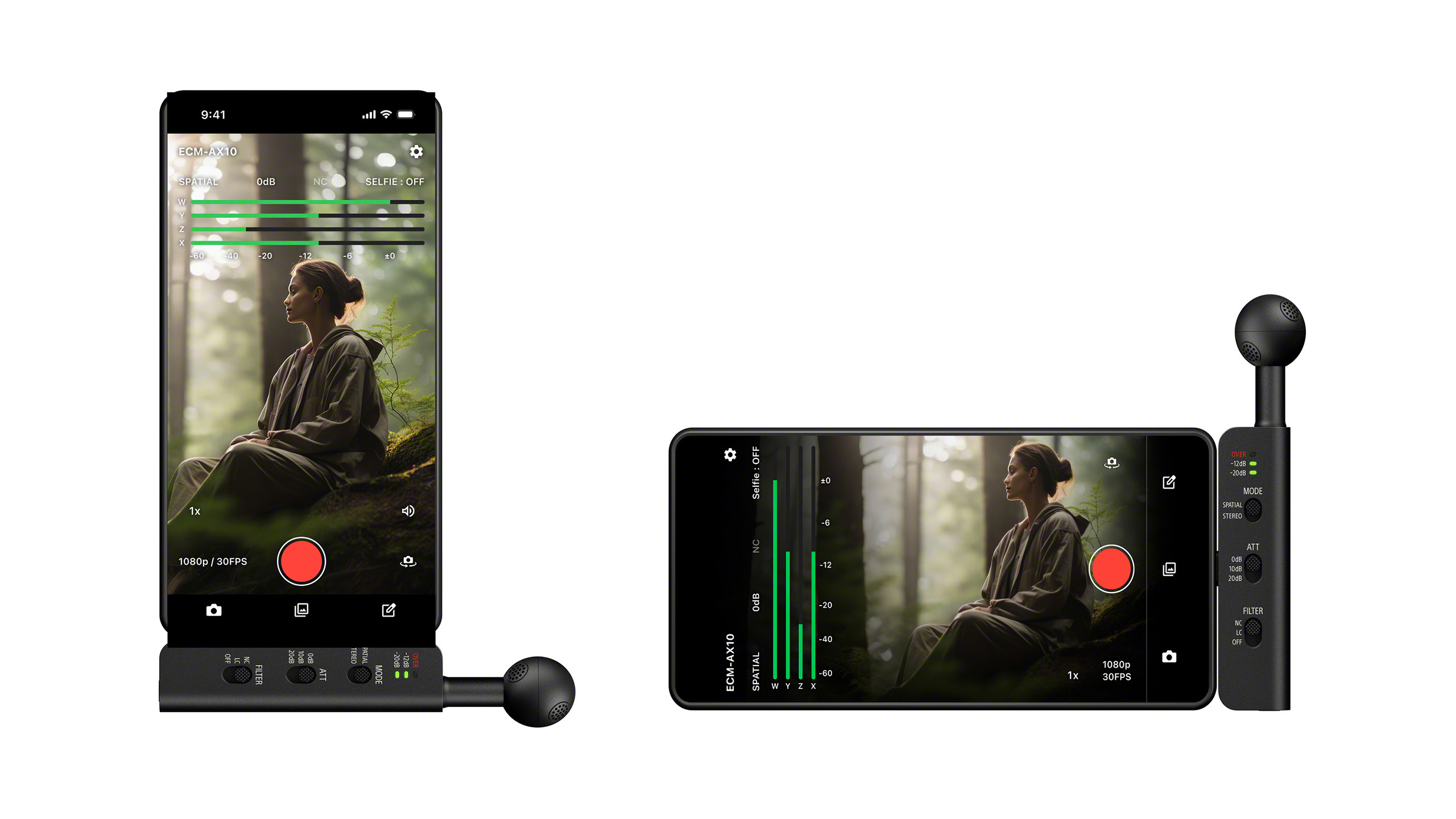 Sony ECM-AX10 gjør mobilen til et 3D-lydstudio 4 ECM-AX10_WithSmartphone_Vertical-Large